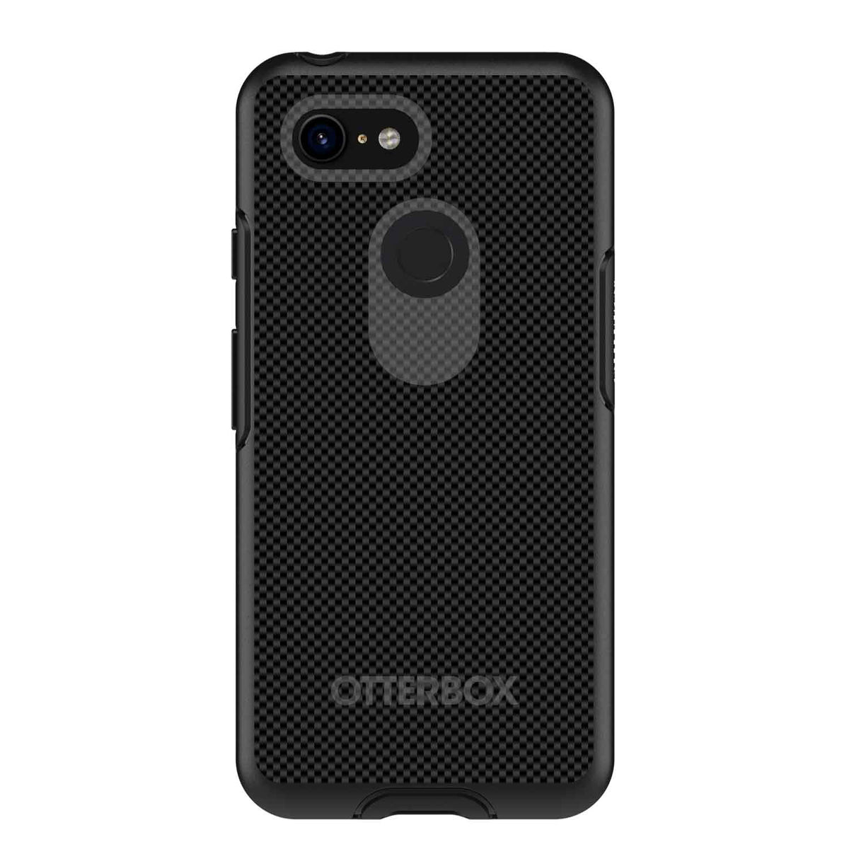 Black Grey Carbon Fiber Printed Design OtterBox Symmetry Case for iPhone & Galaxy, view 15