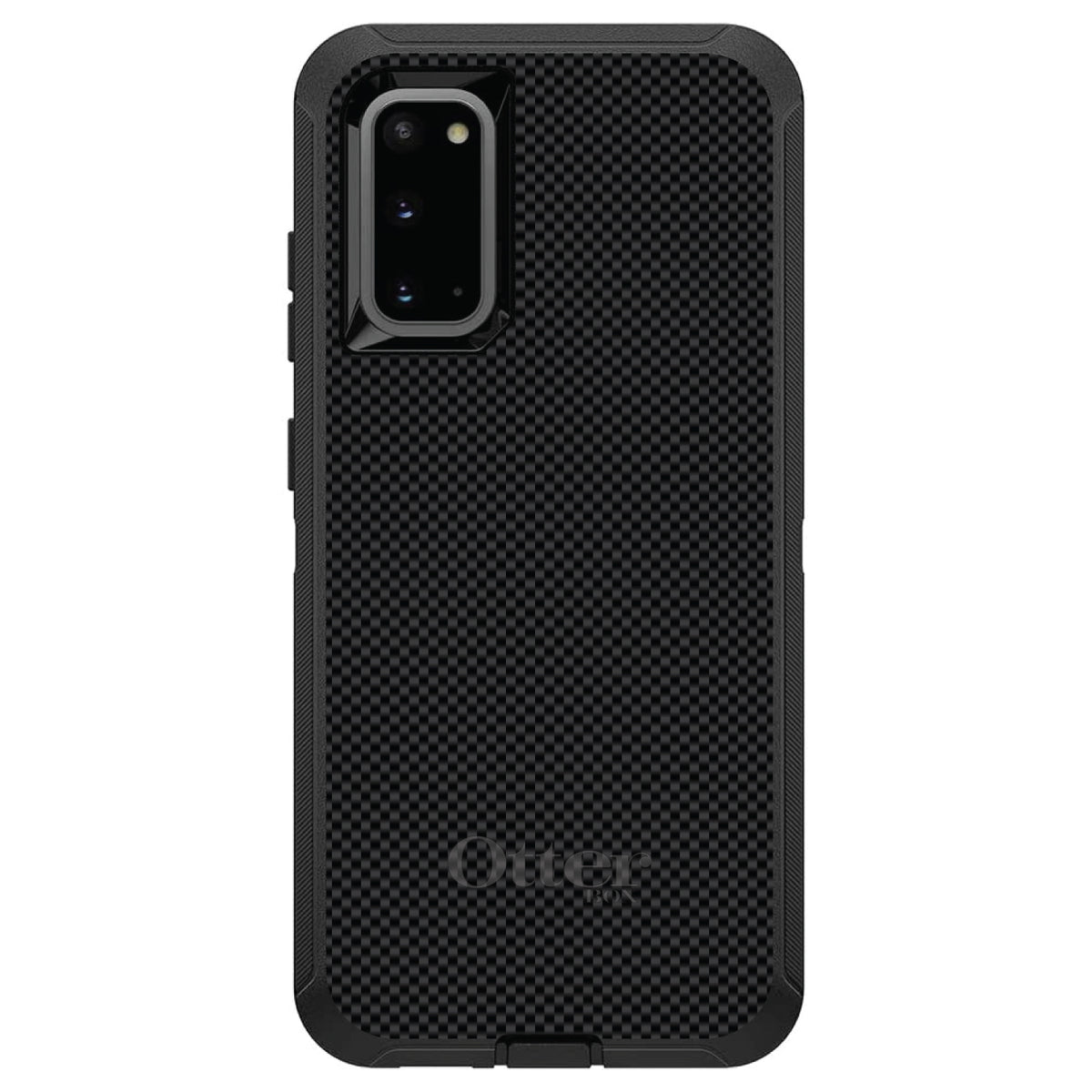 Black Grey Carbon Fiber Printed Design OtterBox Defender Case for iPhone & Galaxy, view 5