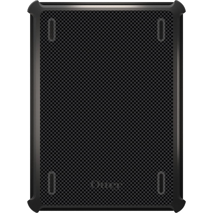 DistinctInk™ OtterBox Defender Series Case for Apple iPad / iPad Pro / iPad Air / iPad Mini - Black Grey Carbon Fiber Printed Design