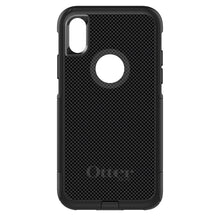 DistinctInk™ OtterBox Commuter Series Case for Apple iPhone or Samsung Galaxy - Black Grey Carbon Fiber Printed Design