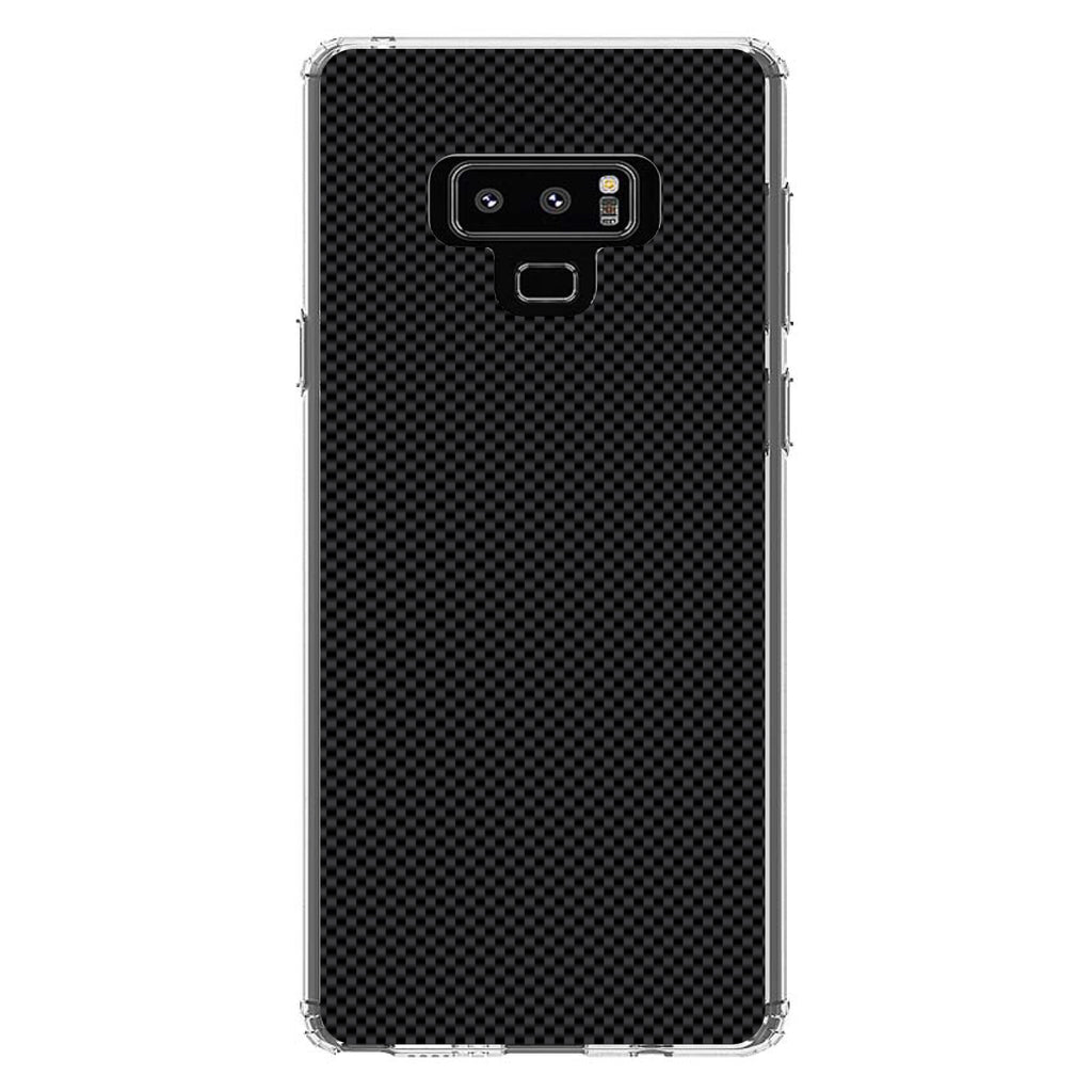Black Grey Carbon Fiber Printed Design Clear Shockproof iPhone Case, view 11