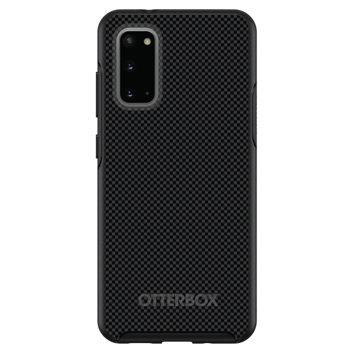Black Grey Carbon Fiber Printed Design OtterBox Symmetry Case for iPhone & Galaxy, view 5