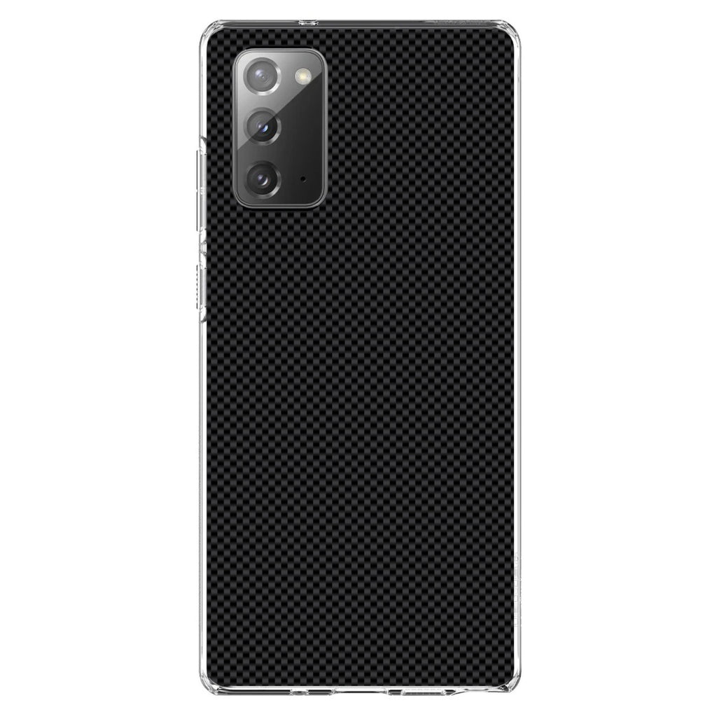 Black Grey Carbon Fiber Printed Design Clear Shockproof iPhone Case, view 8