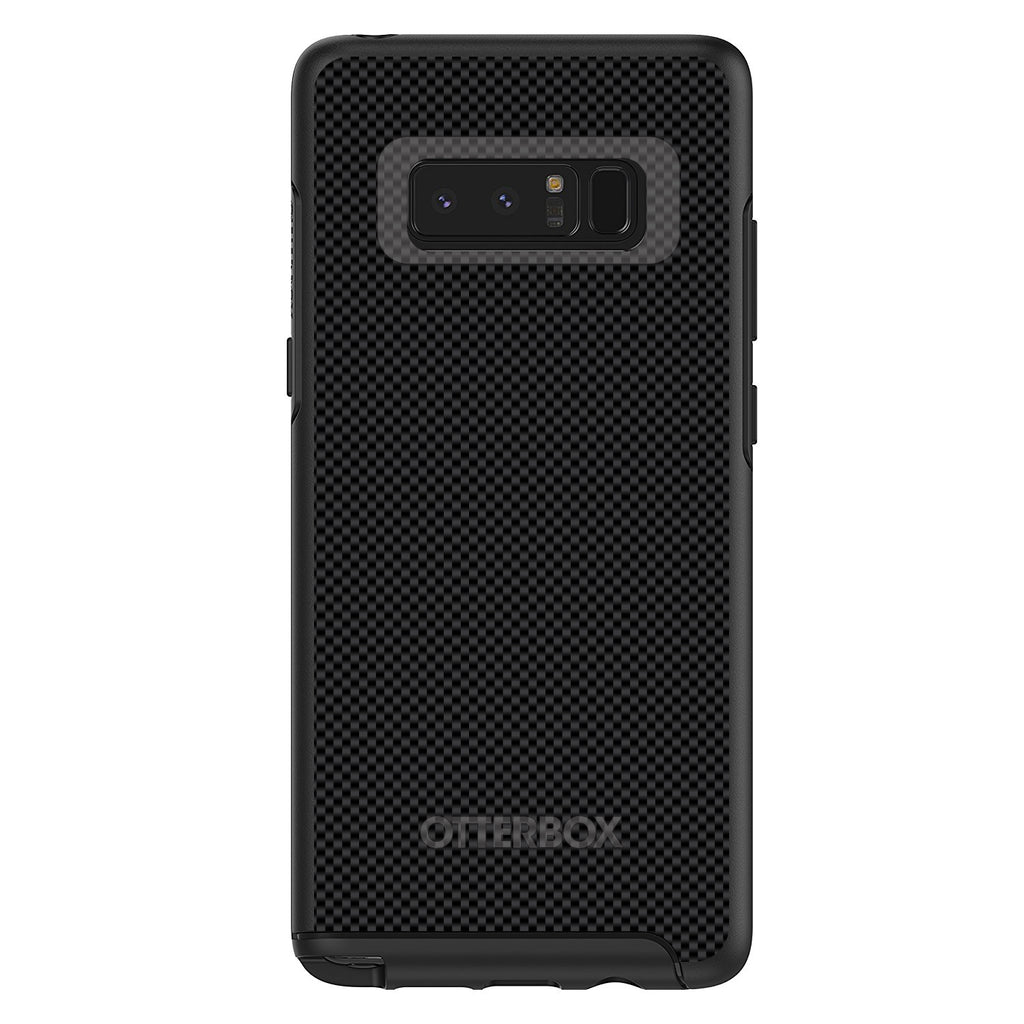 Black Grey Carbon Fiber Printed Design OtterBox Symmetry Case for iPhone & Galaxy, view 14