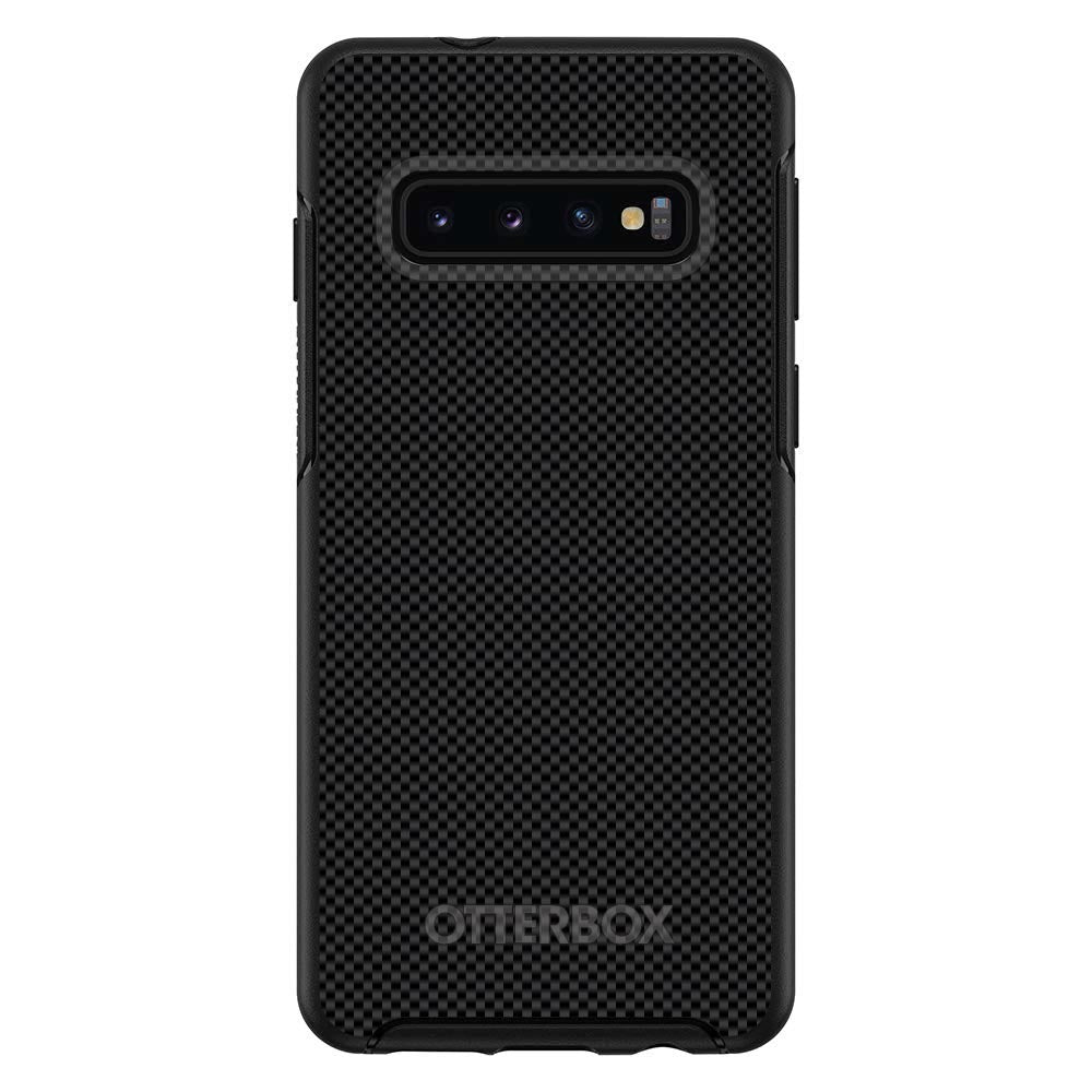 Black Grey Carbon Fiber Printed Design OtterBox Symmetry Case for iPhone & Galaxy, view 6