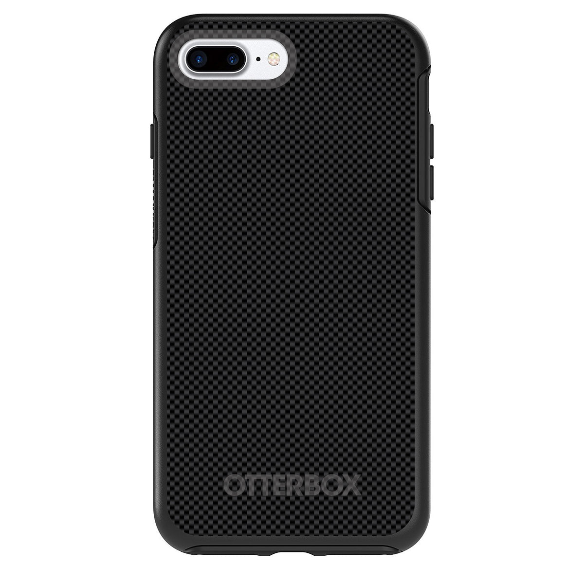 Black Grey Carbon Fiber Printed Design OtterBox Symmetry Case for iPhone & Galaxy, view 2