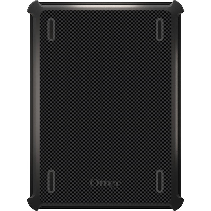 DistinctInk™ OtterBox Defender Series Case for Apple iPad / iPad Pro / iPad Air / iPad Mini - Black Grey Carbon Fiber Printed Design