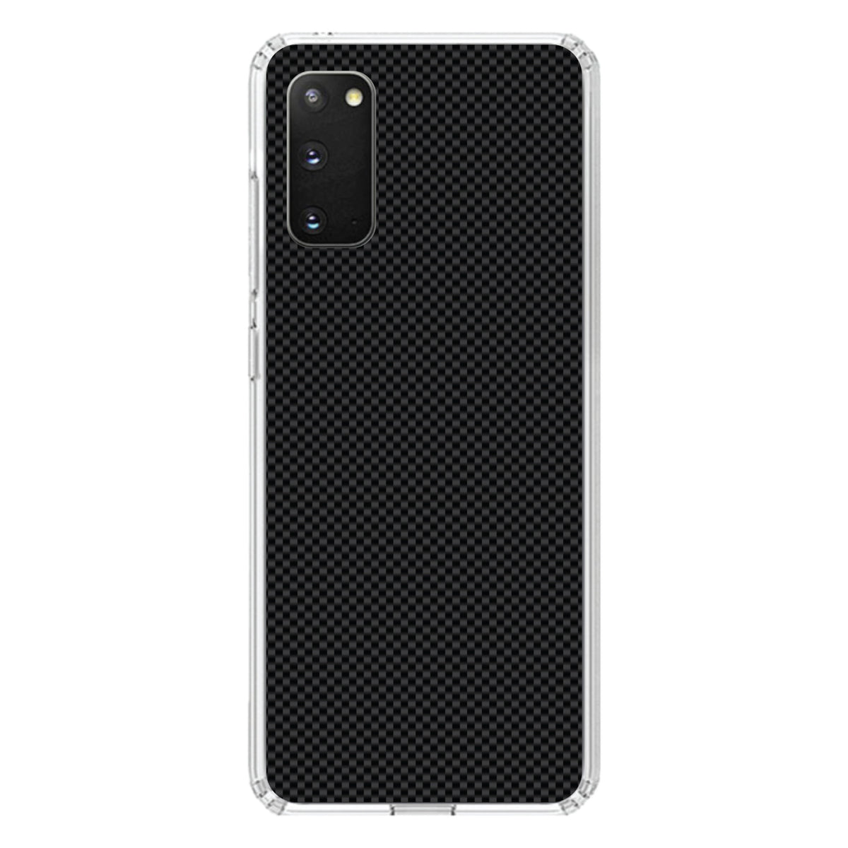 Black Grey Carbon Fiber Printed Design Clear Shockproof iPhone Case, view 14