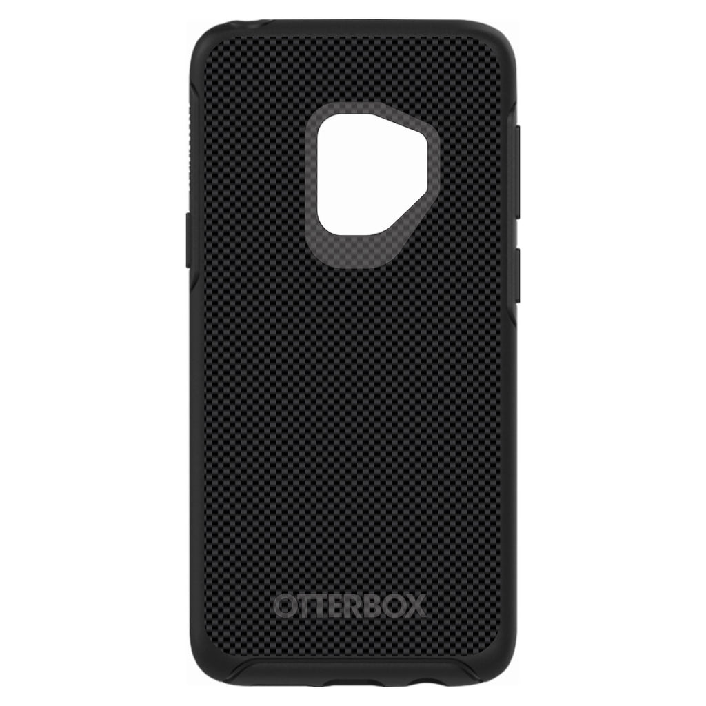 Black Grey Carbon Fiber Printed Design OtterBox Symmetry Case for iPhone & Galaxy, view 8