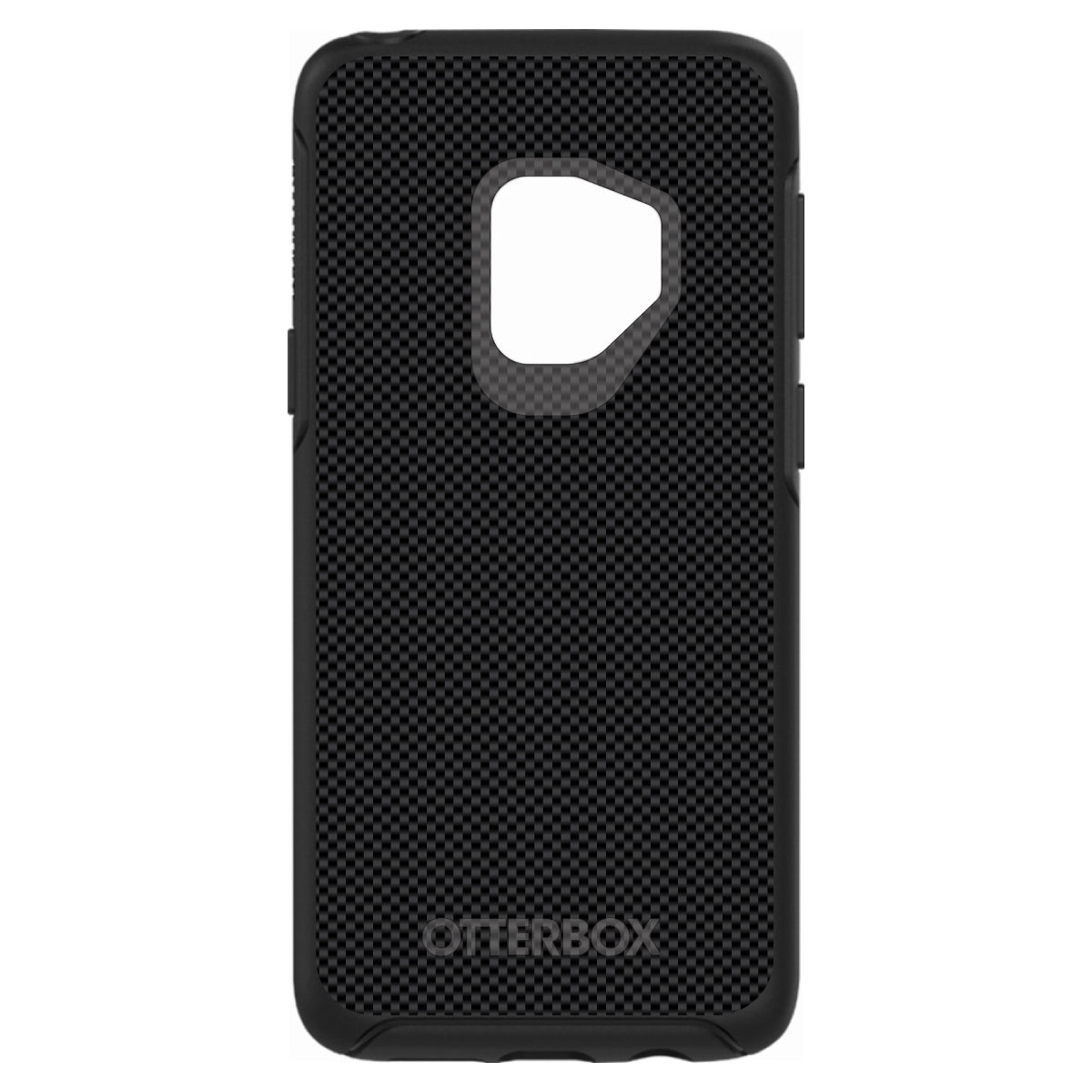 Black Grey Carbon Fiber Printed Design OtterBox Symmetry Case for iPhone & Galaxy, view 8