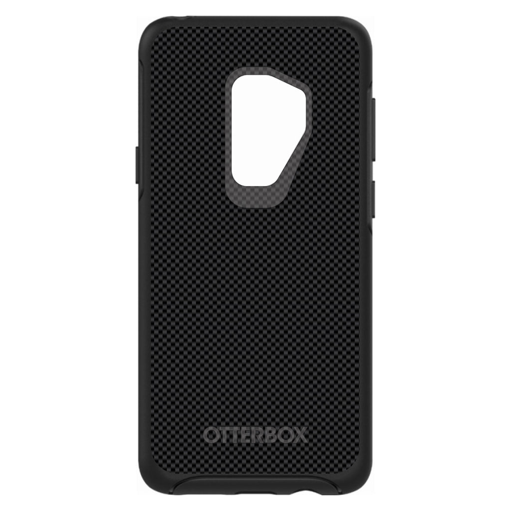 Black Grey Carbon Fiber Printed Design OtterBox Symmetry Case for iPhone & Galaxy, view 9