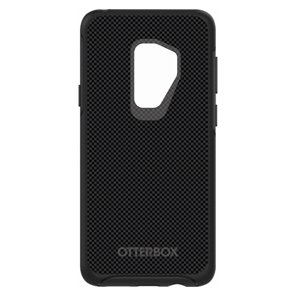 Black Grey Carbon Fiber Printed Design OtterBox Symmetry Case for iPhone & Galaxy, view 9