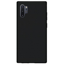 DistinctInk® Hard Plastic Snap-On Case for Apple iPhone or Samsung Galaxy - Black Grey Carbon Fiber Printed Design