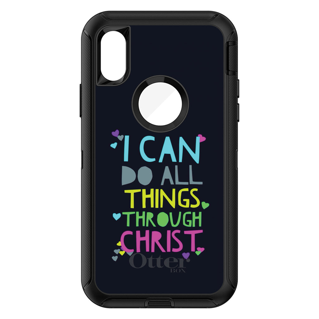I Can Do All Things Through Christ OtterBox Defender Case for iPhone & Galaxy, view 3