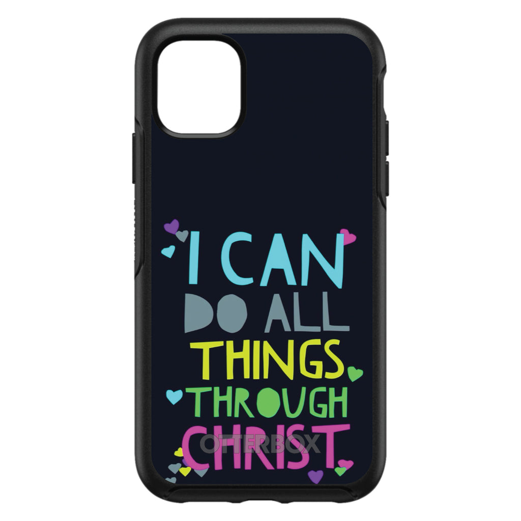 I Can Do All Things Through Christ OtterBox Symmetry Case for iPhone & Galaxy, view 3