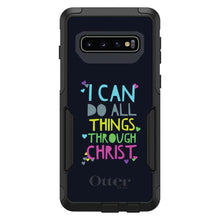 DistinctInk™ OtterBox Commuter Series Case for Apple iPhone or Samsung Galaxy - I Can Do All Things Through Christ