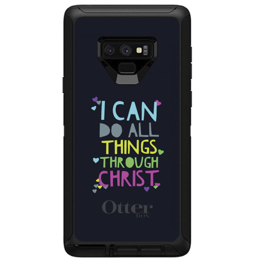 I Can Do All Things Through Christ OtterBox Defender Case for iPhone & Galaxy, view 16