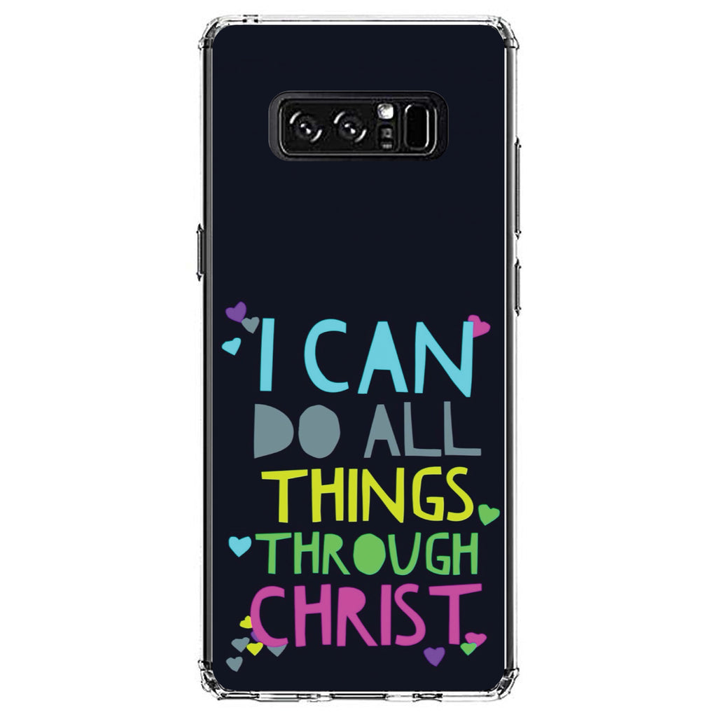 I Can Do All Things Through Christ Clear Shockproof iPhone Case, view 12