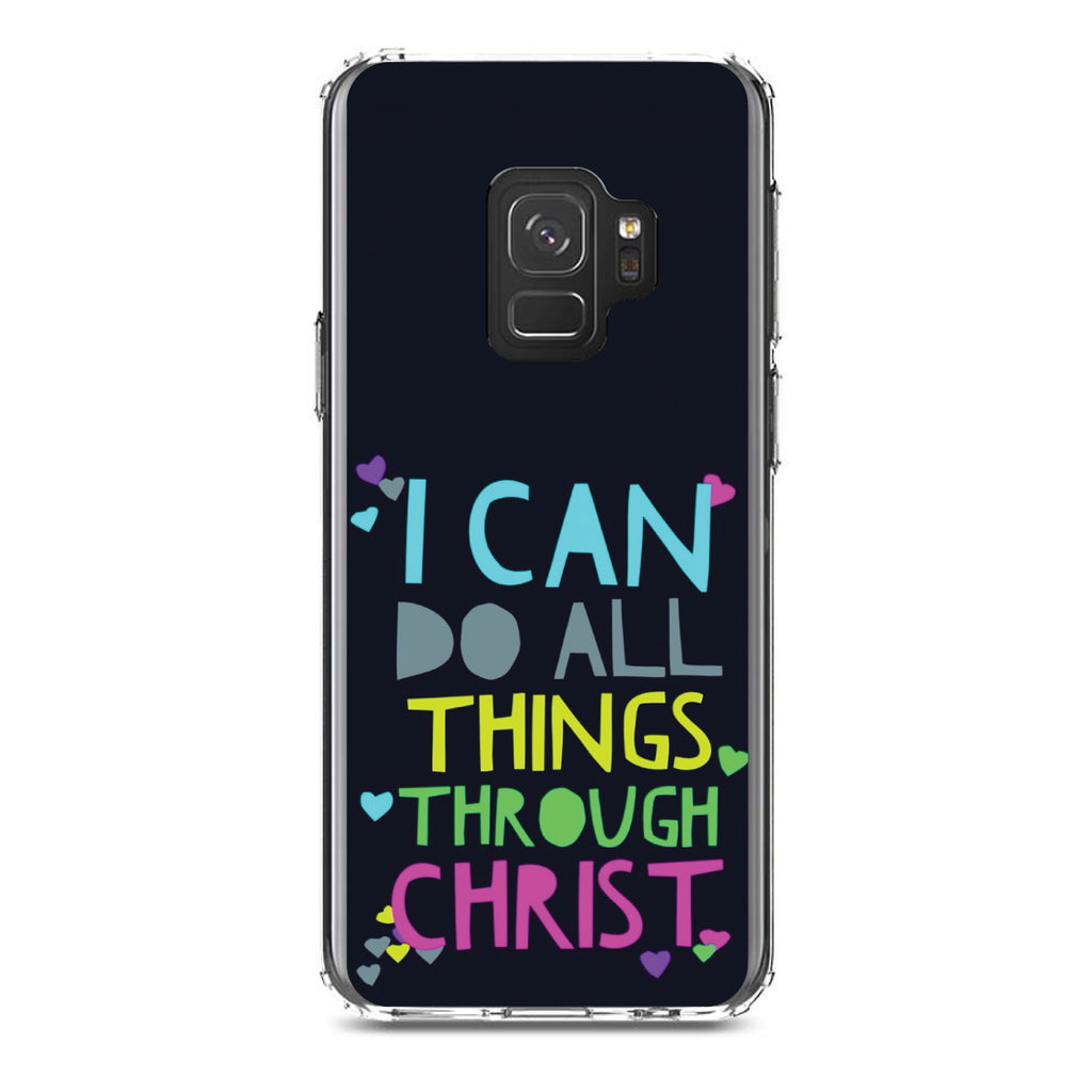I Can Do All Things Through Christ Clear Shockproof iPhone Case, view 19