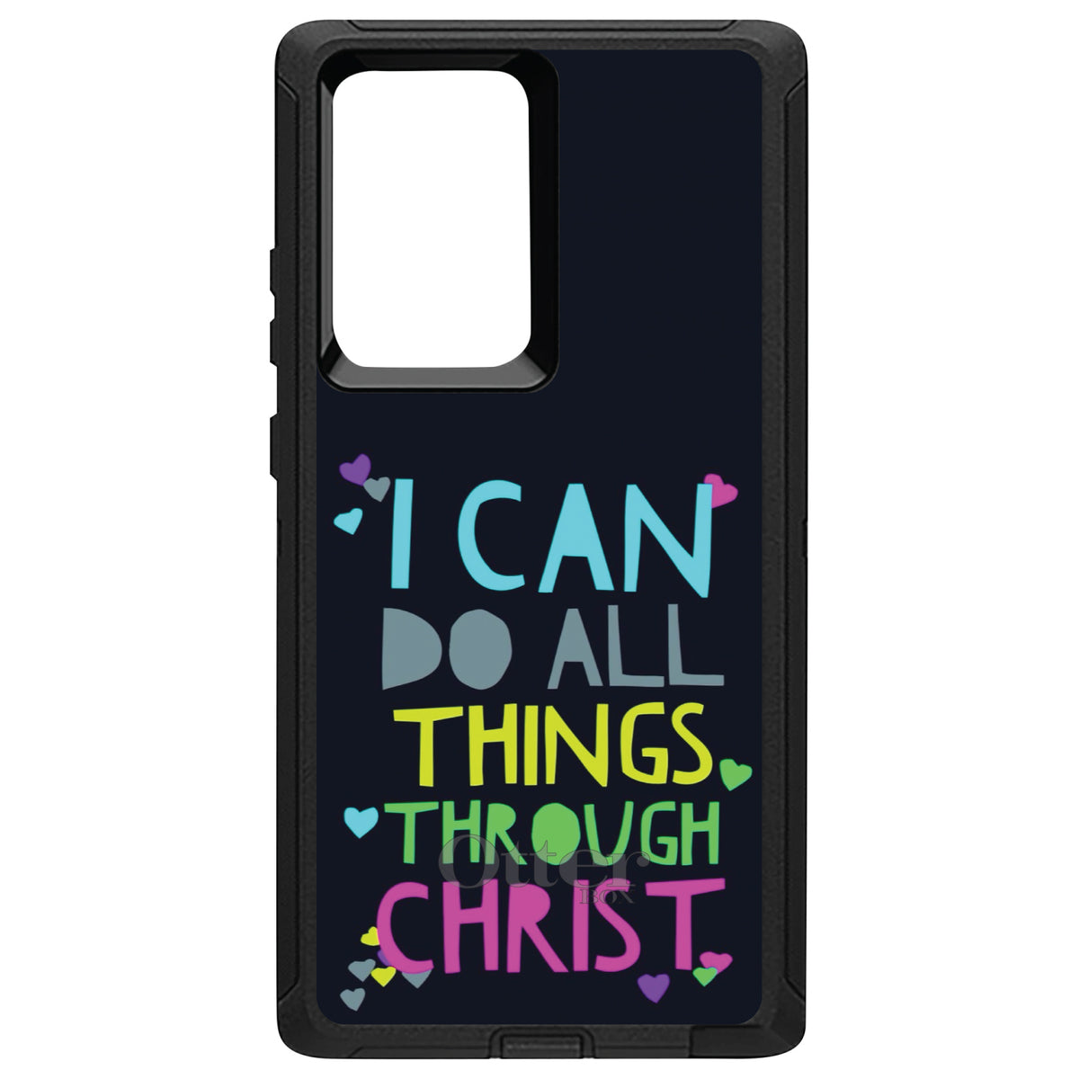 I Can Do All Things Through Christ OtterBox Defender Case for iPhone & Galaxy, view 13
