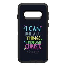 DistinctInk™ OtterBox Defender Series Case for Apple iPhone / Samsung Galaxy / Google Pixel - I Can Do All Things Through Christ