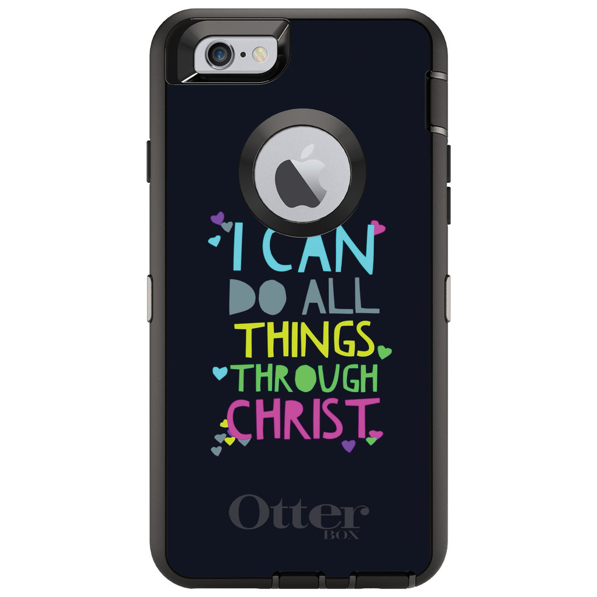 I Can Do All Things Through Christ OtterBox Defender Case for iPhone & Galaxy, view 4