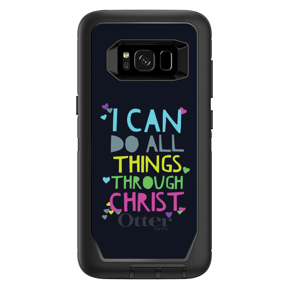 I Can Do All Things Through Christ OtterBox Defender Case for iPhone & Galaxy, view 12