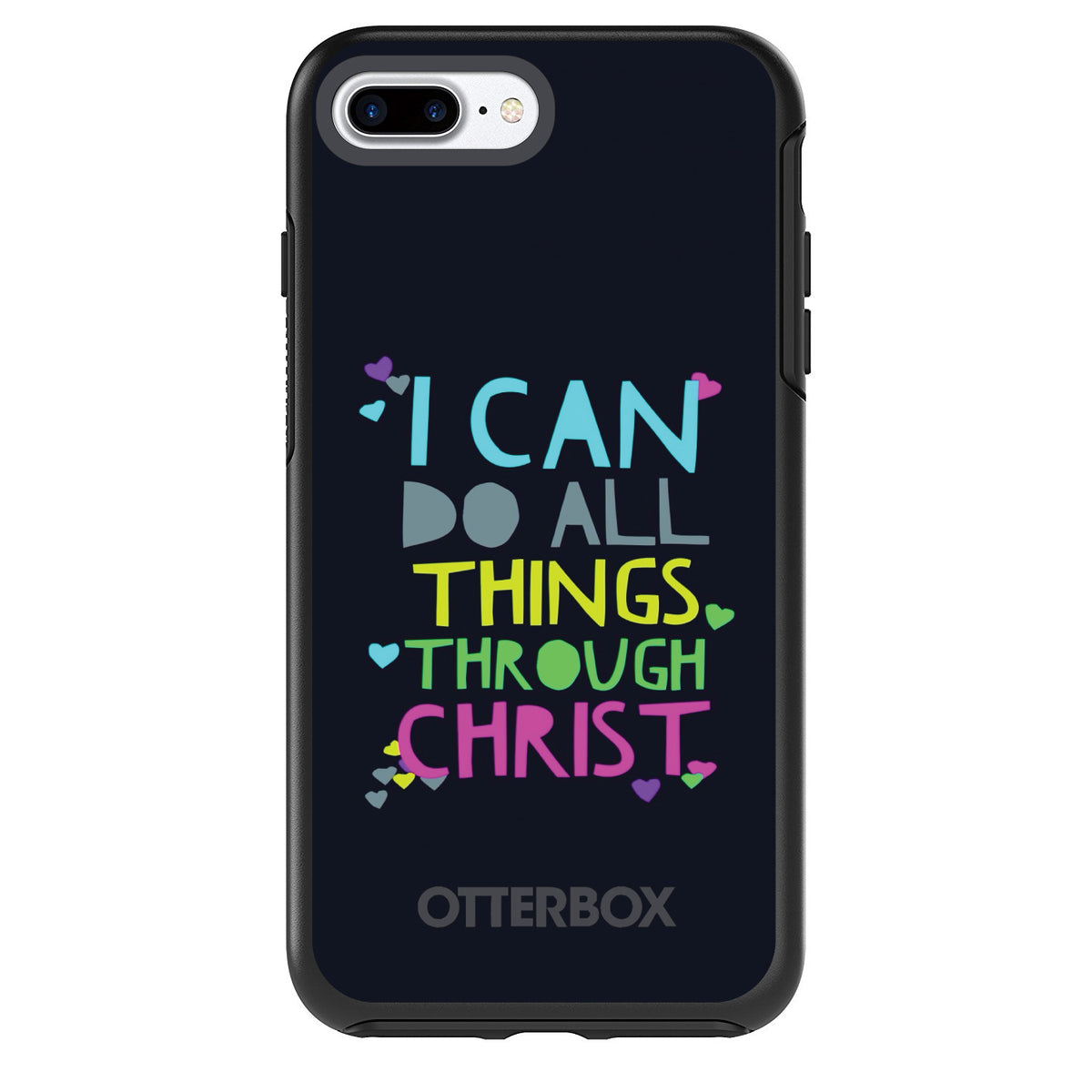 I Can Do All Things Through Christ OtterBox Symmetry Case for iPhone & Galaxy, view 2