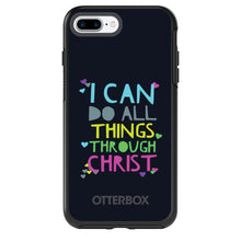 DistinctInk™ OtterBox Symmetry Series Case for Apple iPhone / Samsung Galaxy / Google Pixel - I Can Do All Things Through Christ