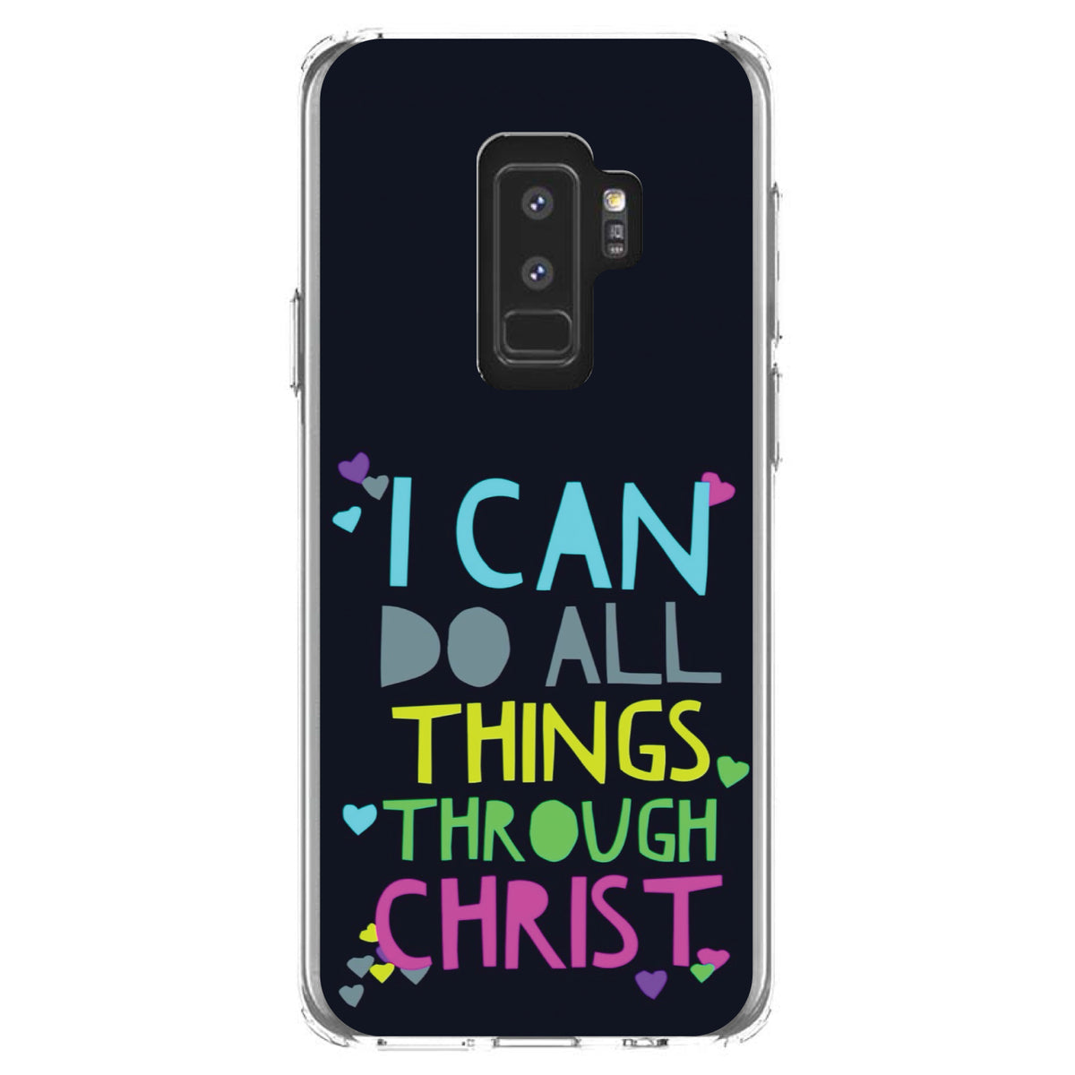 I Can Do All Things Through Christ Clear Shockproof iPhone Case, view 20