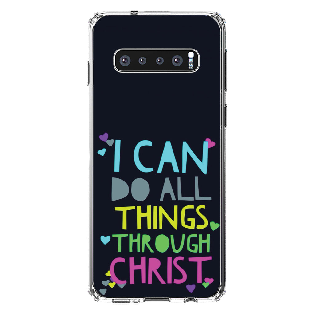 I Can Do All Things Through Christ Clear Shockproof iPhone Case, view 16
