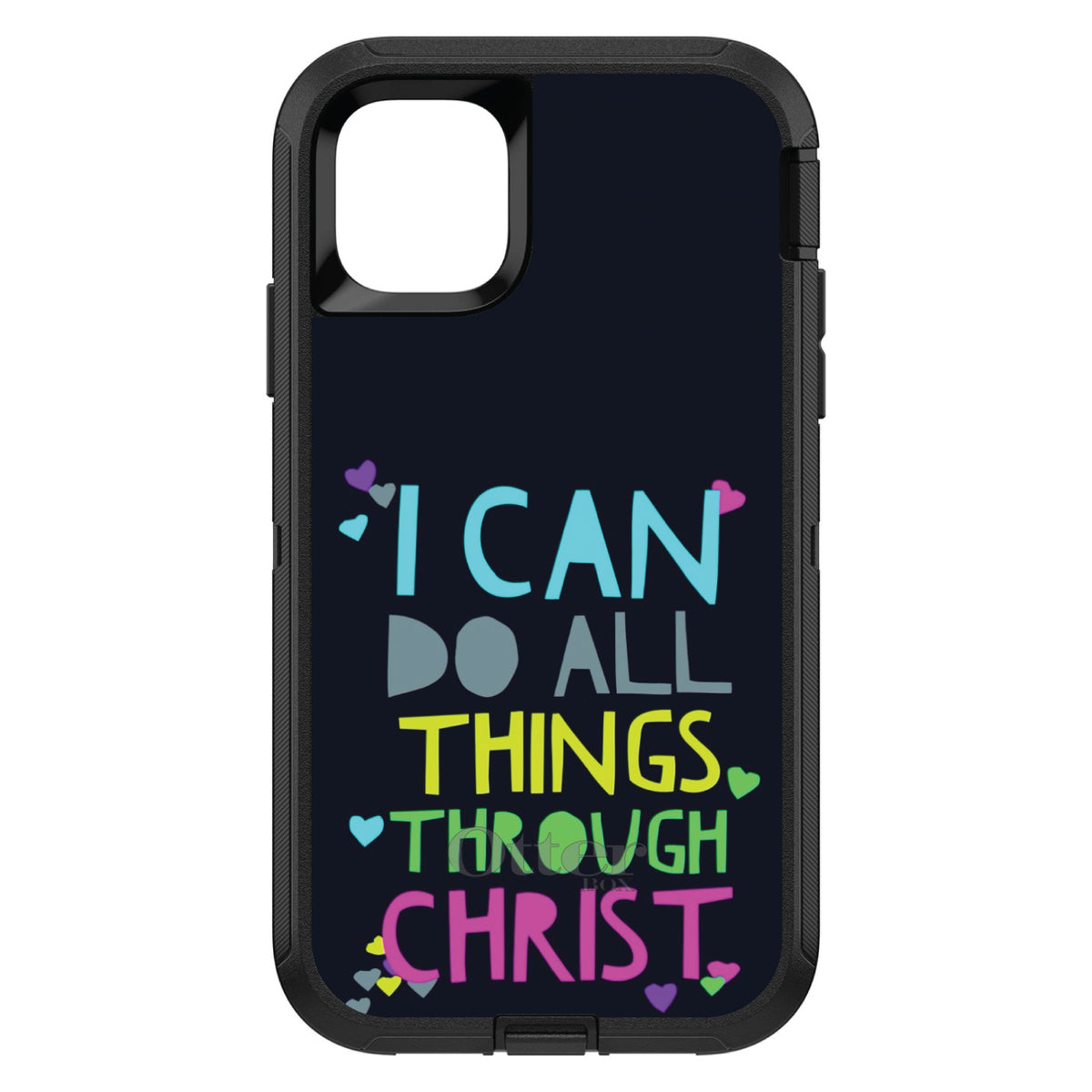I Can Do All Things Through Christ OtterBox Defender Case for iPhone & Galaxy, view 2
