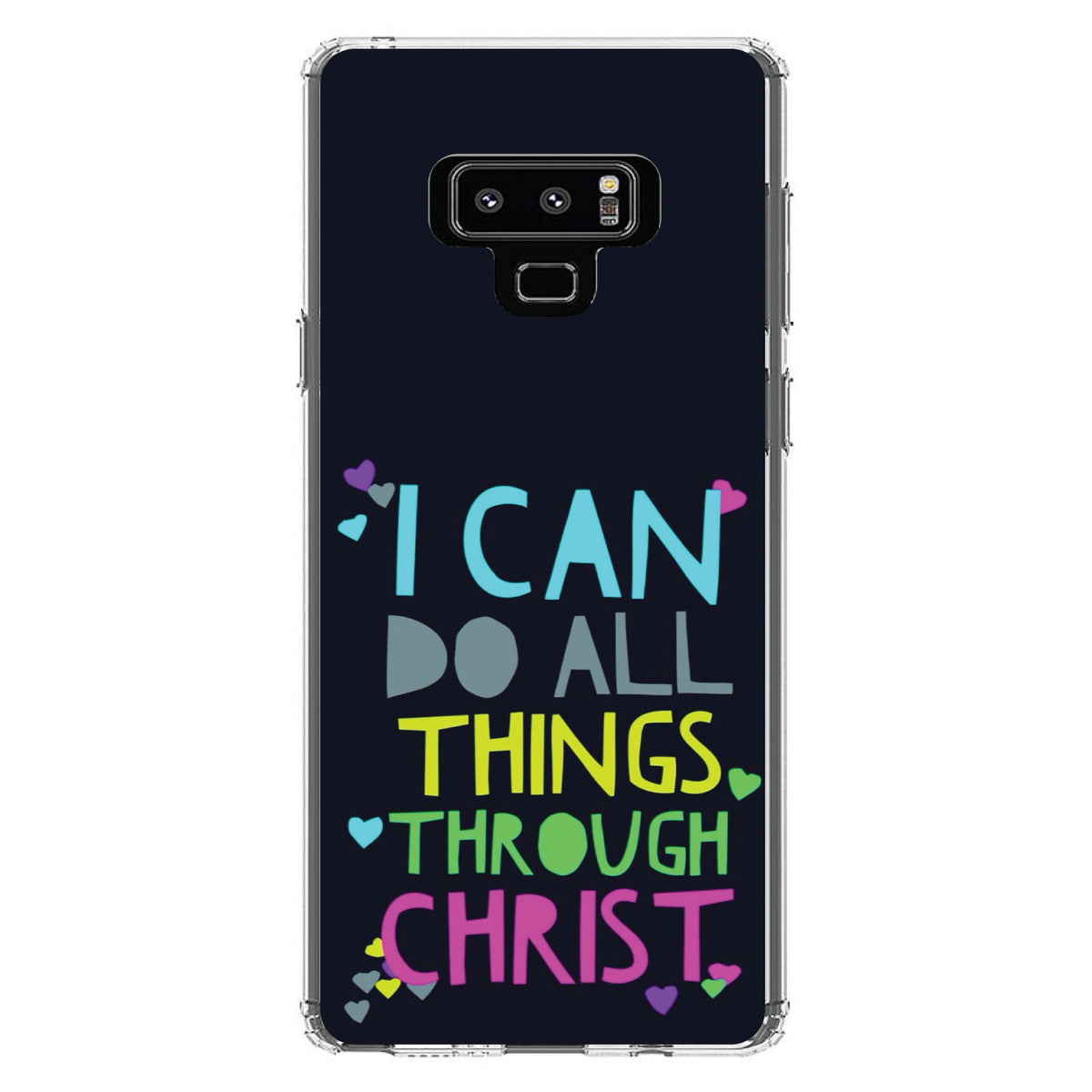 I Can Do All Things Through Christ Clear Shockproof iPhone Case, view 11
