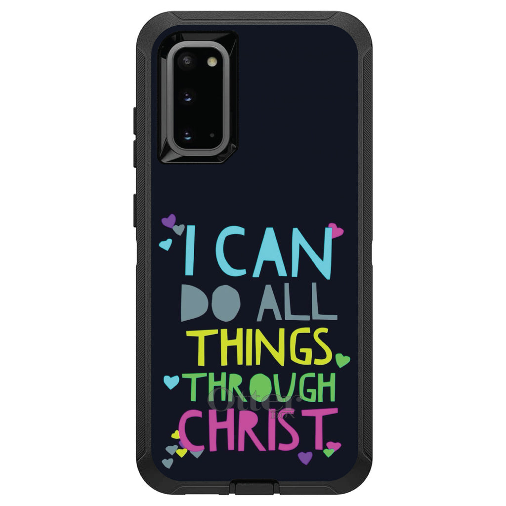 I Can Do All Things Through Christ OtterBox Defender Case for iPhone & Galaxy, view 8