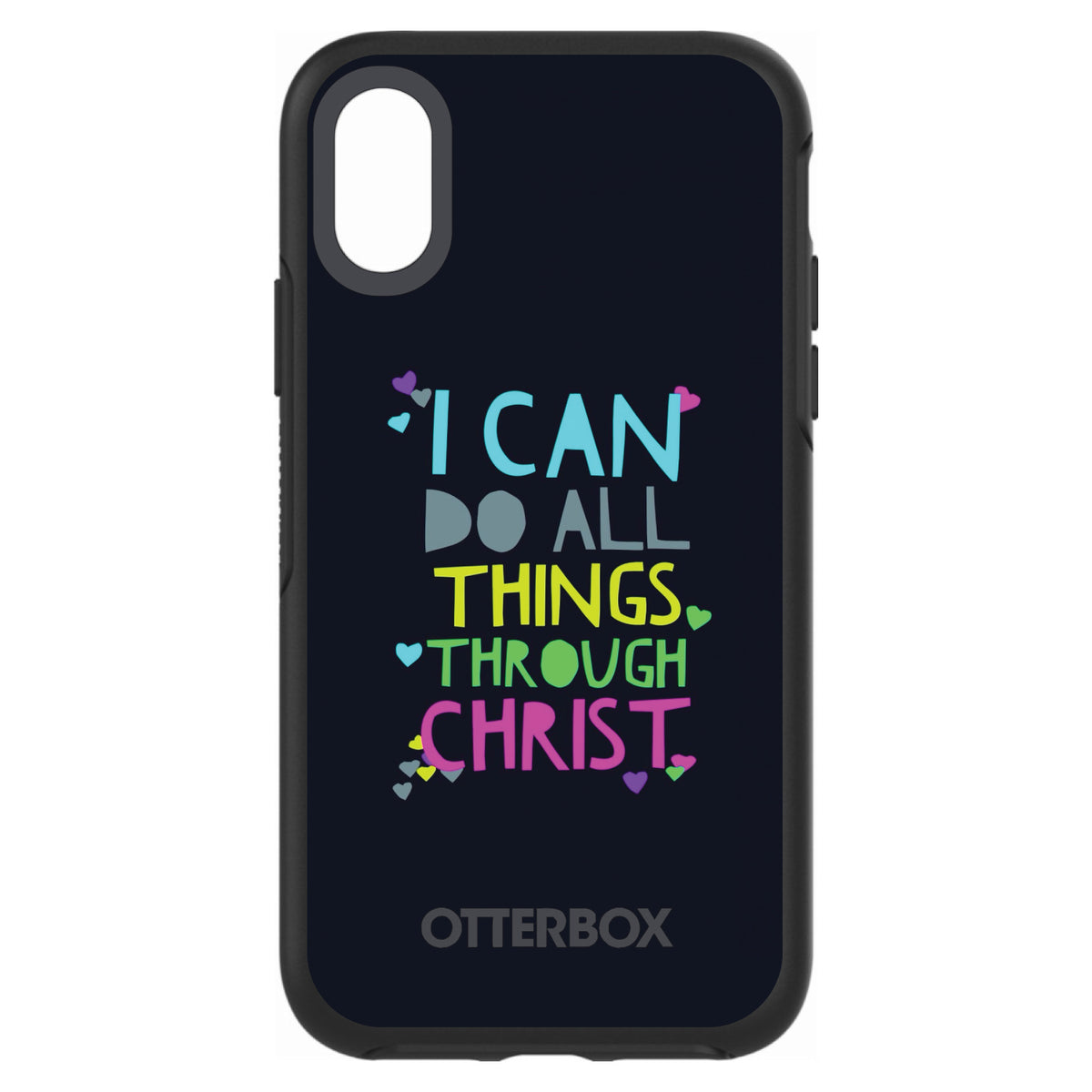 I Can Do All Things Through Christ OtterBox Symmetry Case for iPhone & Galaxy, view 4
