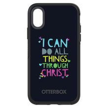 DistinctInk™ OtterBox Symmetry Series Case for Apple iPhone / Samsung Galaxy / Google Pixel - I Can Do All Things Through Christ