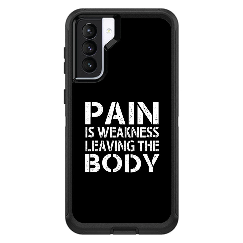 Pain is Weakness Leaving the Body OtterBox Defender Case for iPhone & Galaxy, view 6