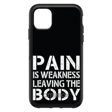 DistinctInk™ OtterBox Symmetry Series Case for Apple iPhone / Samsung Galaxy / Google Pixel - Pain is Weakness Leaving the Body