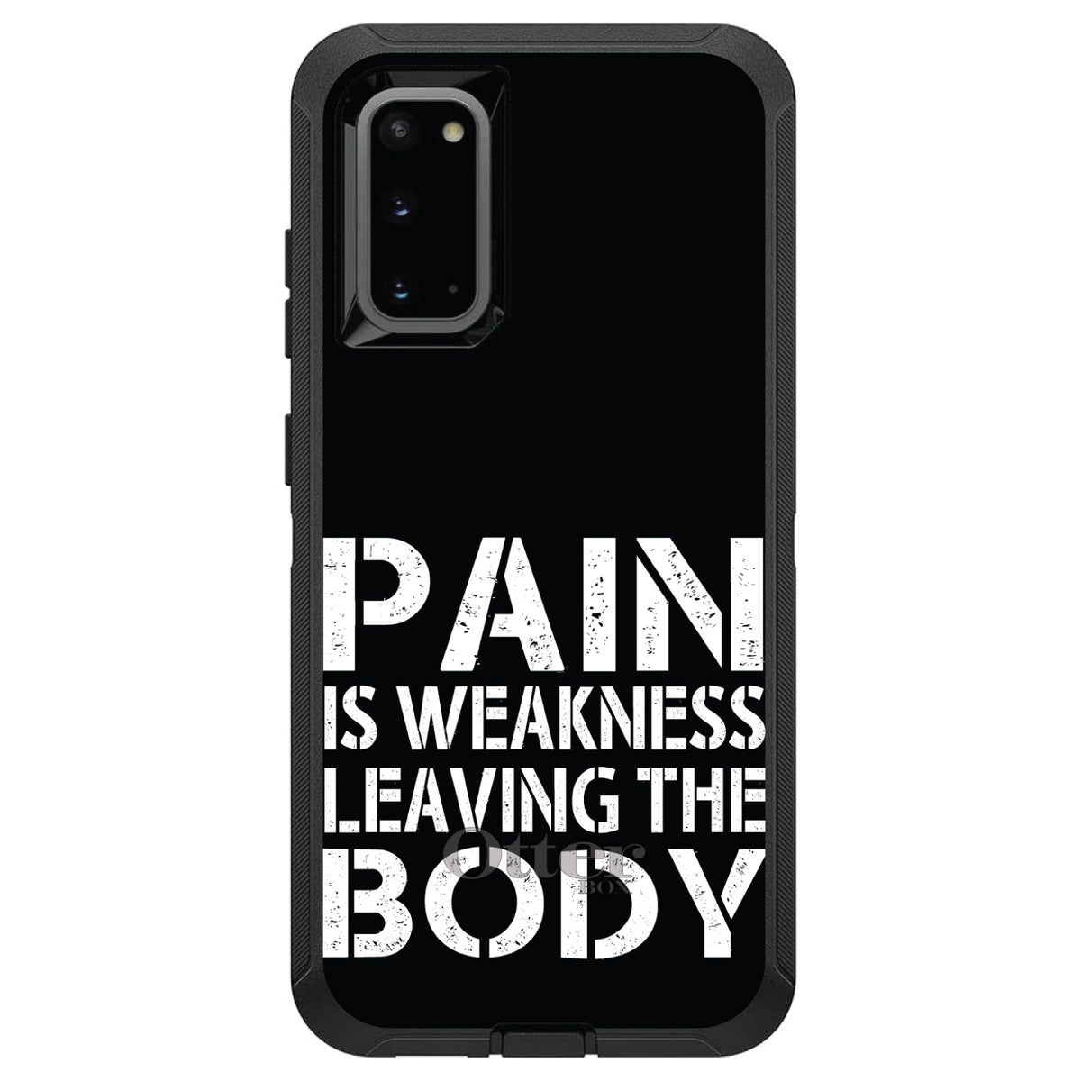 Pain is Weakness Leaving the Body OtterBox Defender Case for iPhone & Galaxy, view 8