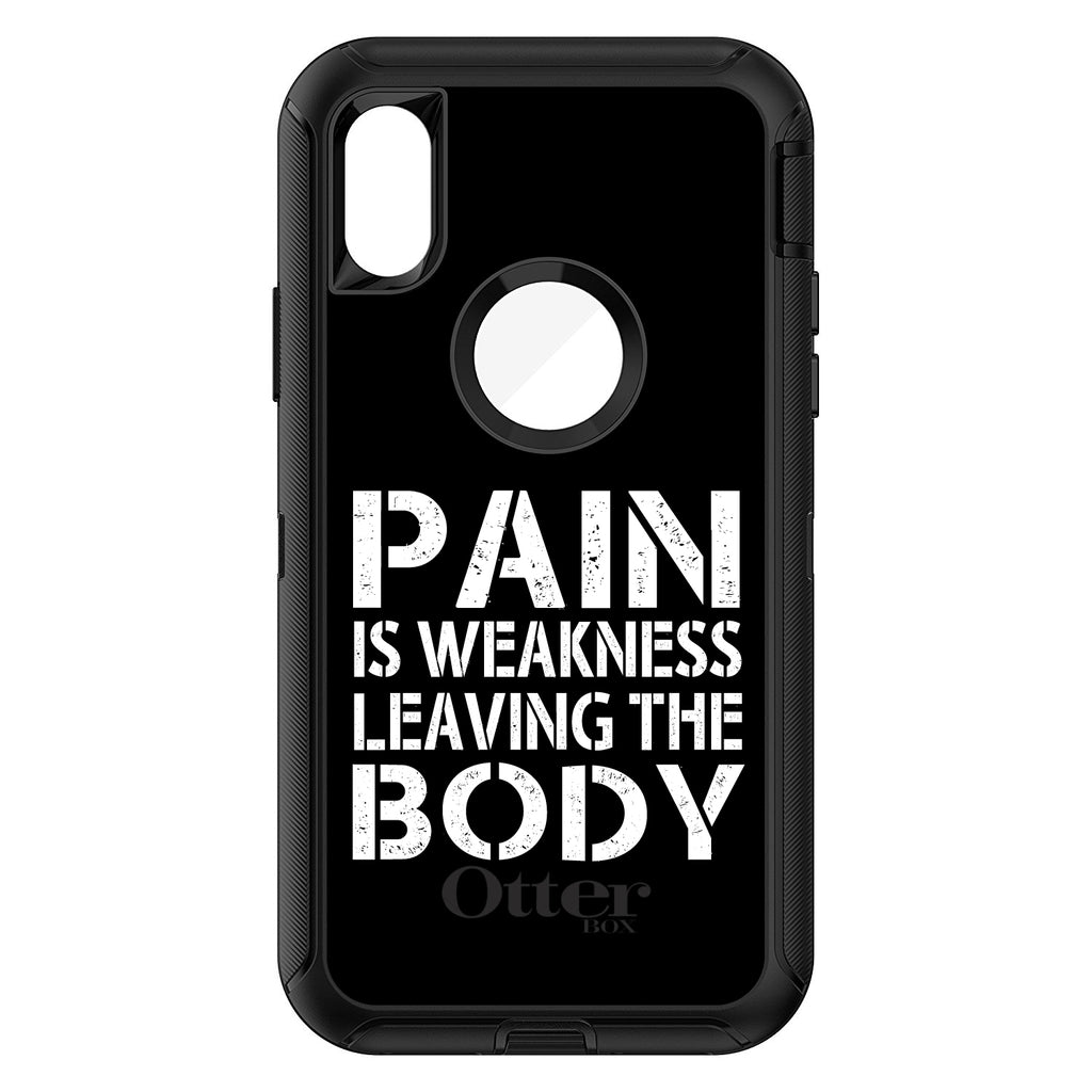 Pain is Weakness Leaving the Body OtterBox Defender Case for iPhone & Galaxy, view 3