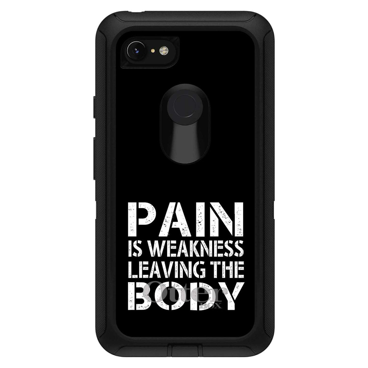 Pain is Weakness Leaving the Body OtterBox Defender Case for iPhone & Galaxy, view 18