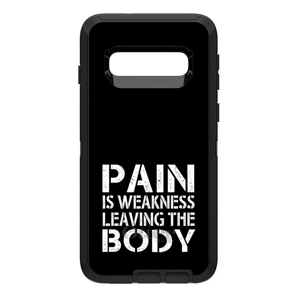 Pain is Weakness Leaving the Body OtterBox Defender Case for iPhone & Galaxy, view 9
