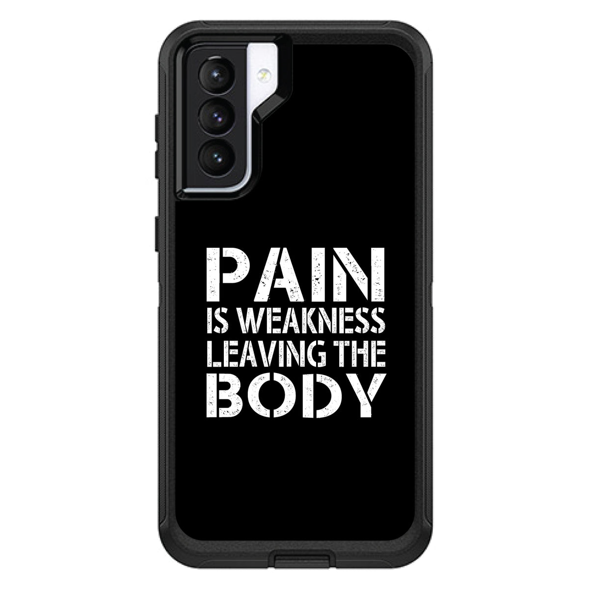 Pain is Weakness Leaving the Body OtterBox Defender Case for iPhone & Galaxy, view 5