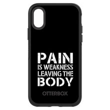 DistinctInk™ OtterBox Symmetry Series Case for Apple iPhone / Samsung Galaxy / Google Pixel - Pain is Weakness Leaving the Body