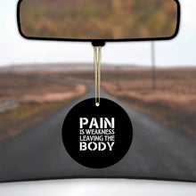 Pain is Weakness Leaving the Body Ceramic Ornament