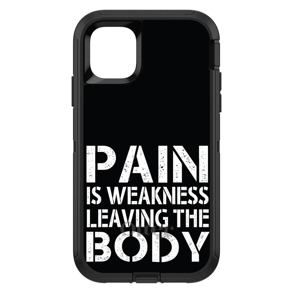 Pain is Weakness Leaving the Body OtterBox Defender Case for iPhone & Galaxy, view 2