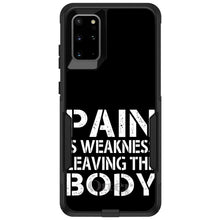DistinctInk™ OtterBox Commuter Series Case for Apple iPhone or Samsung Galaxy - Pain is Weakness Leaving the Body