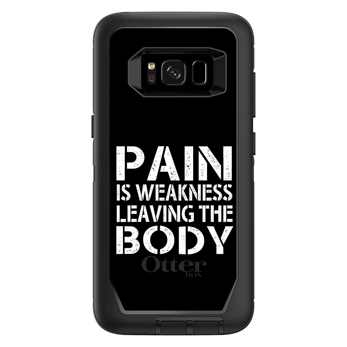 Pain is Weakness Leaving the Body OtterBox Defender Case for iPhone & Galaxy, view 12