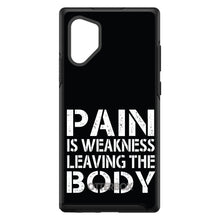 DistinctInk™ OtterBox Symmetry Series Case for Apple iPhone / Samsung Galaxy / Google Pixel - Pain is Weakness Leaving the Body