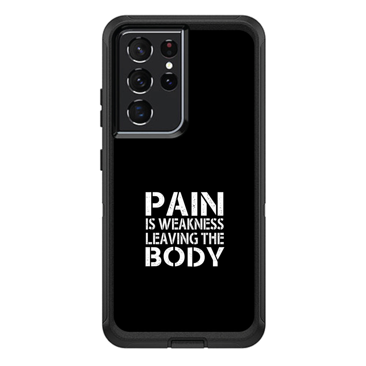 Pain is Weakness Leaving the Body OtterBox Defender Case for iPhone & Galaxy, view 7